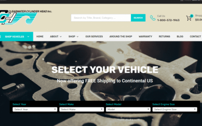 Websults Completes New Ecommerce Site for Nearby Clearwater Cylinder Head, LLC.