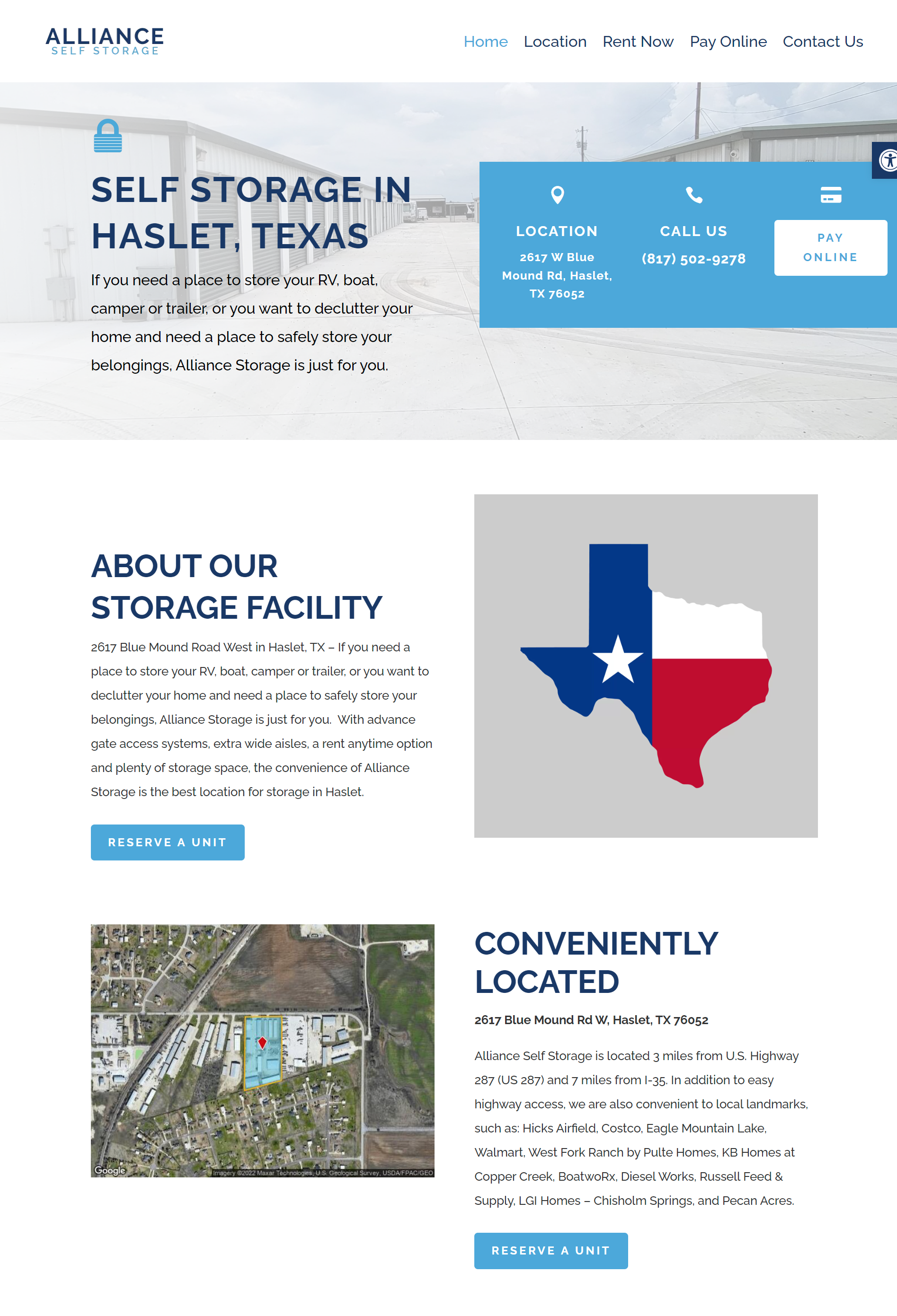 ace self storage old website