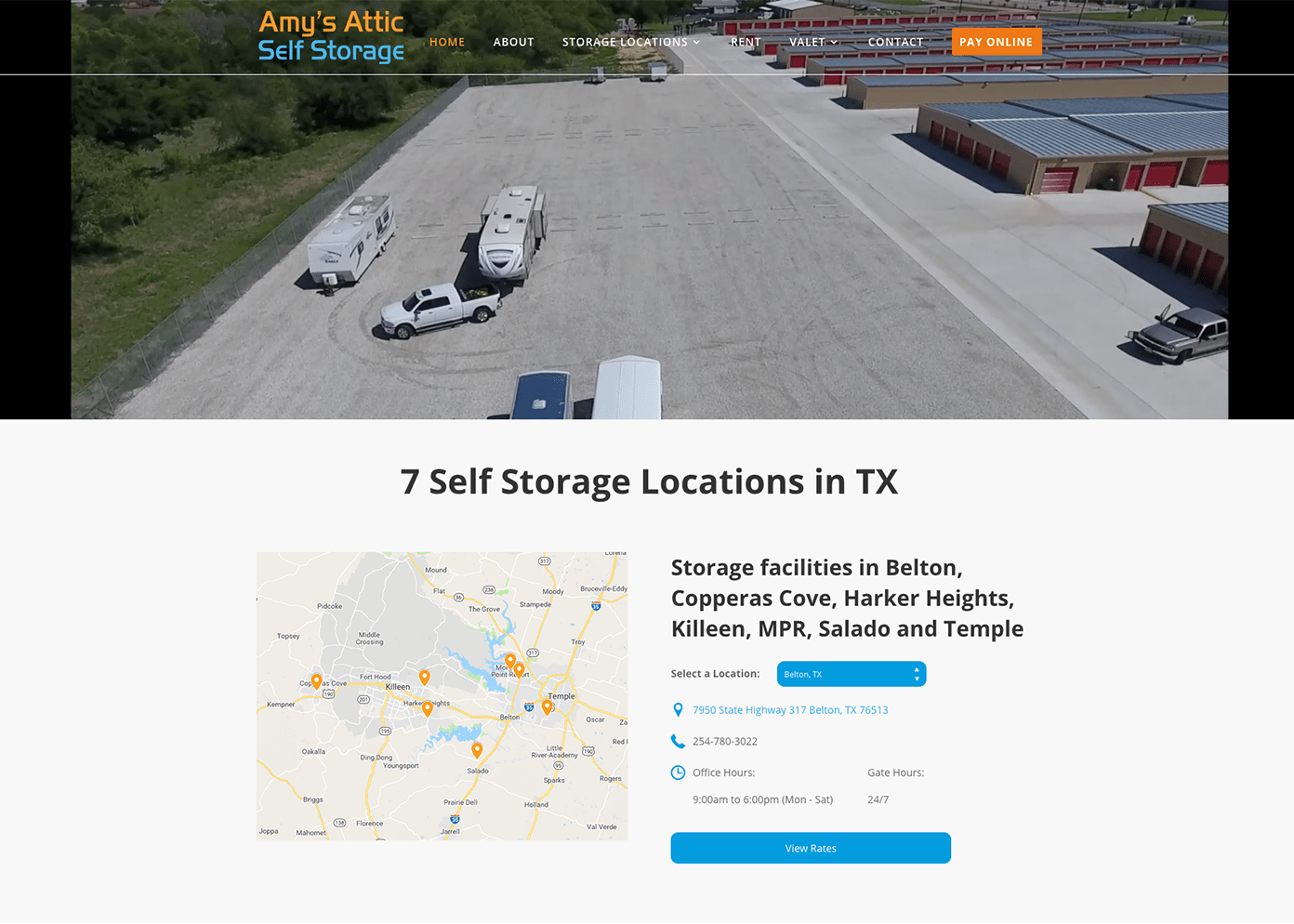 ace self storage new website