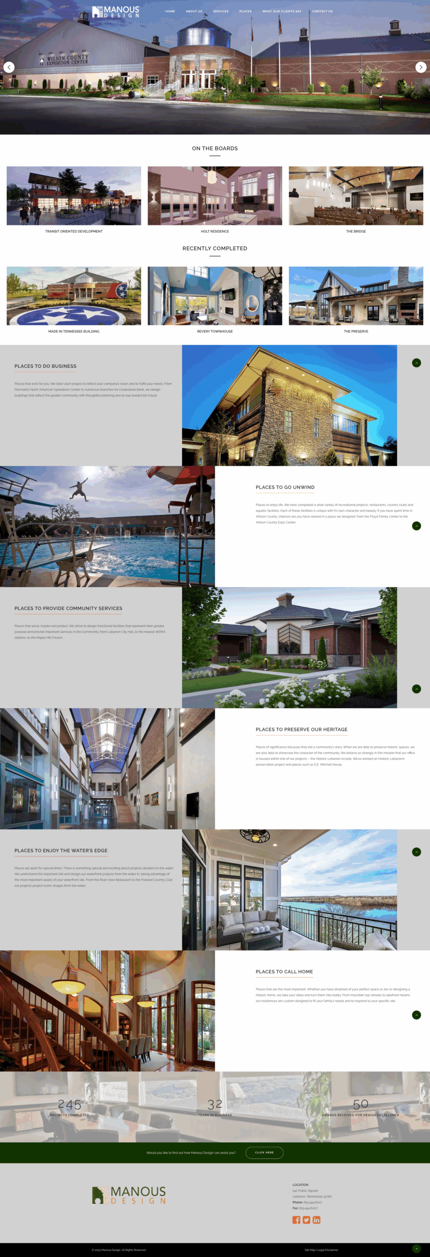 manous-design ace self storage new website